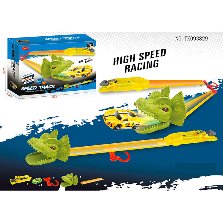 Speed Racing Car Stunt Set Night Light Ejection Slot Racing Track Toys