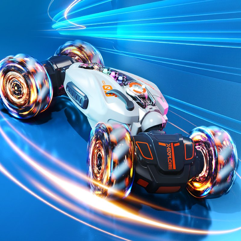 32cm Big Size Gesture Sensor Remote Control Toy Car Sided Rotating off Road Vehicle 360 Spray Stunt RC Car Toy with Lights Music