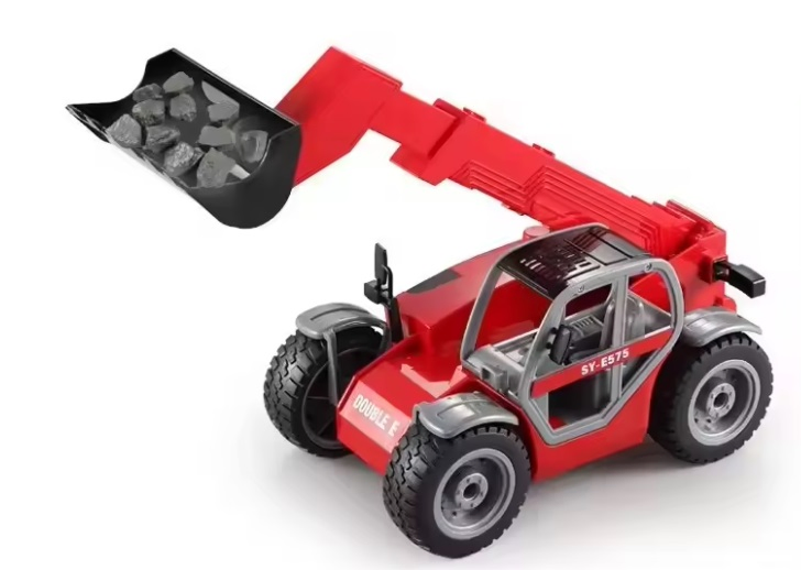 1/20 Scale Electrical Engineers Toys Vehicles Telescopic Arm Loading Trucks Car Carrier Toy Set RC Construction Vehicle