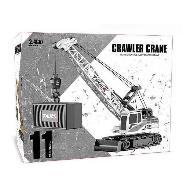 Xinbo 2.4GHz RC Truck Crawler Tower Crane Model Cable Remote Control Excavator Tractor Digging Engineering Toy Construction Vehicle