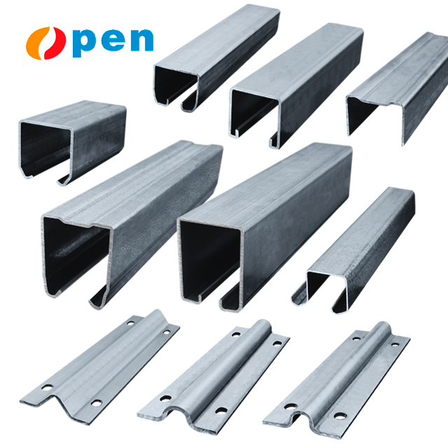Aluminium Hanging Double Roller Track Sliding Door Wheel Railing