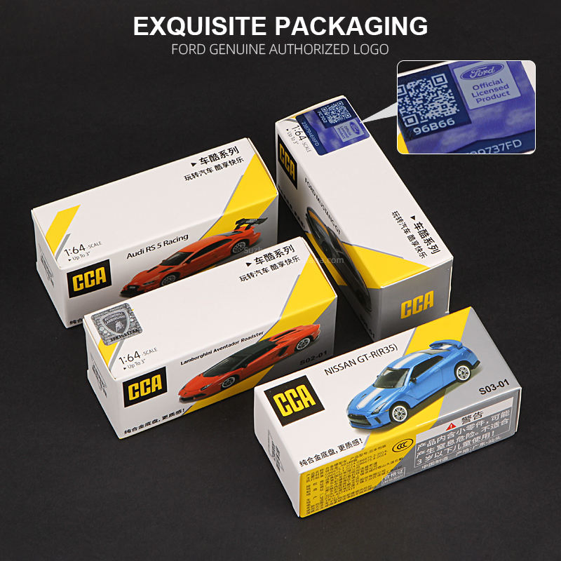 CCA 1/64 Modelcar Gtr Camaro Mustang Aventador Land Cruiser Prado Ford Alloy Car Model Diecast Vehicle Pocket Car Toy CCA