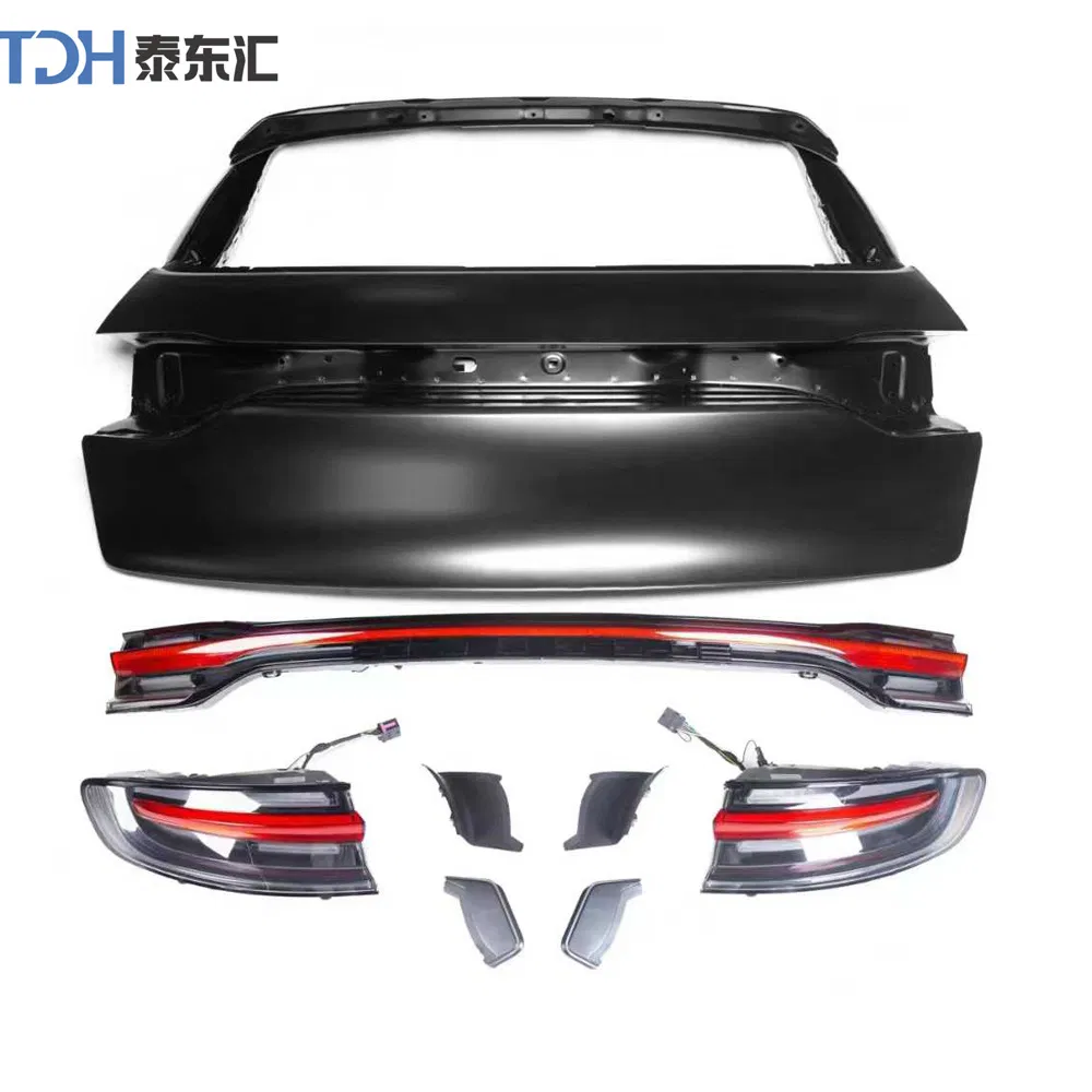 1: 1 PP Material Body Kit for Porsche Macan Including Front &amp; Rear Bumper Grille Headlights Taillights for Old to New Models