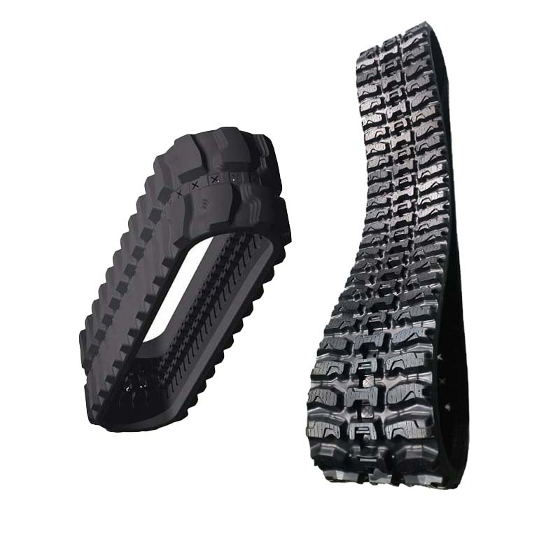 Silicone Toy Track 450mm Shoe Running Surface Hoge Snelheid Tracks Axle Wheel 450X90 Pads for Steel Lawn Mower Rubber