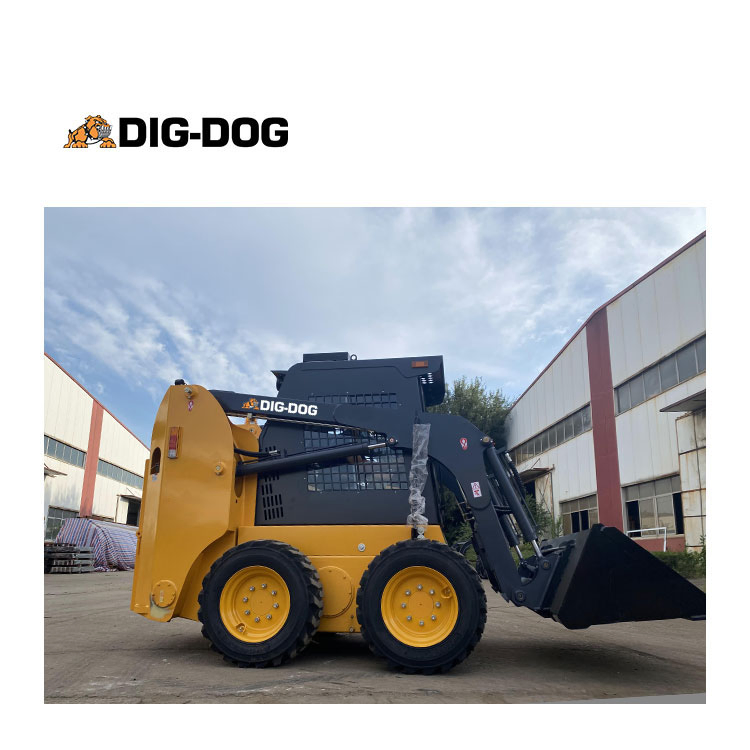 Construction Machinery Wheel Skid Steer Loader Track with Trencher Hot Sale Skid Steer Loader Floor Grinder Roller Compactor Micro Skid Steer