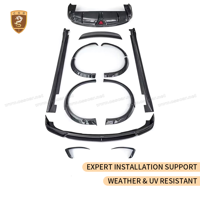 New Arrival Carbon Fiber Upgrade to Cm Style Car Wide Body Kit for Tesla Model X 2021 - 2024 Front Rear Lip Side Skirt Wing