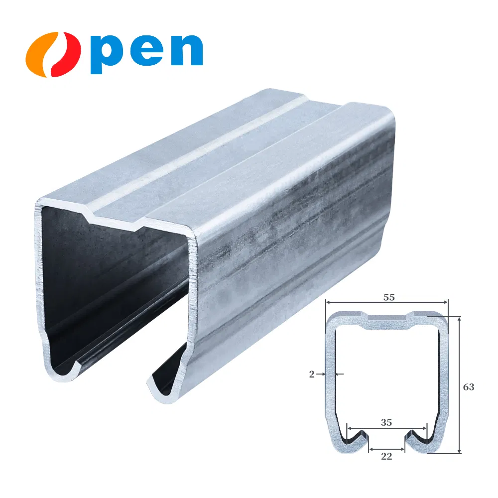 Heavy Duty Sliding Door Channel for Hanger Wheel System Track
