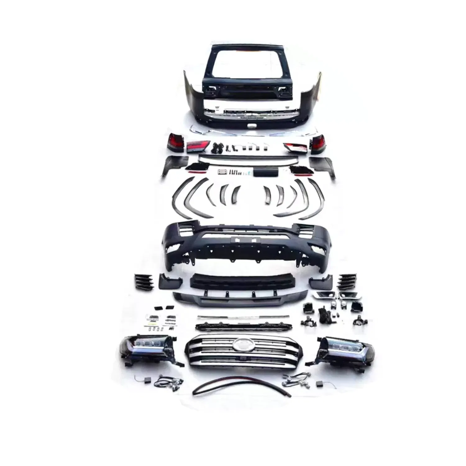 High Quality 2022 New Design Upgrade LC300 Car Accessories Body Kit for 2016-2020 Toyota Land Cruiser LC200 Facelift 300 Model