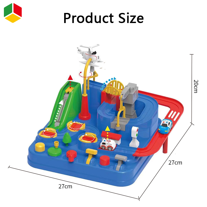 QS Wholesale Early Educational Amazon Hot Sale Toys Racing Track Toy Slot Toys Racing Car Game Adventure Set Toys for Kids Educational
