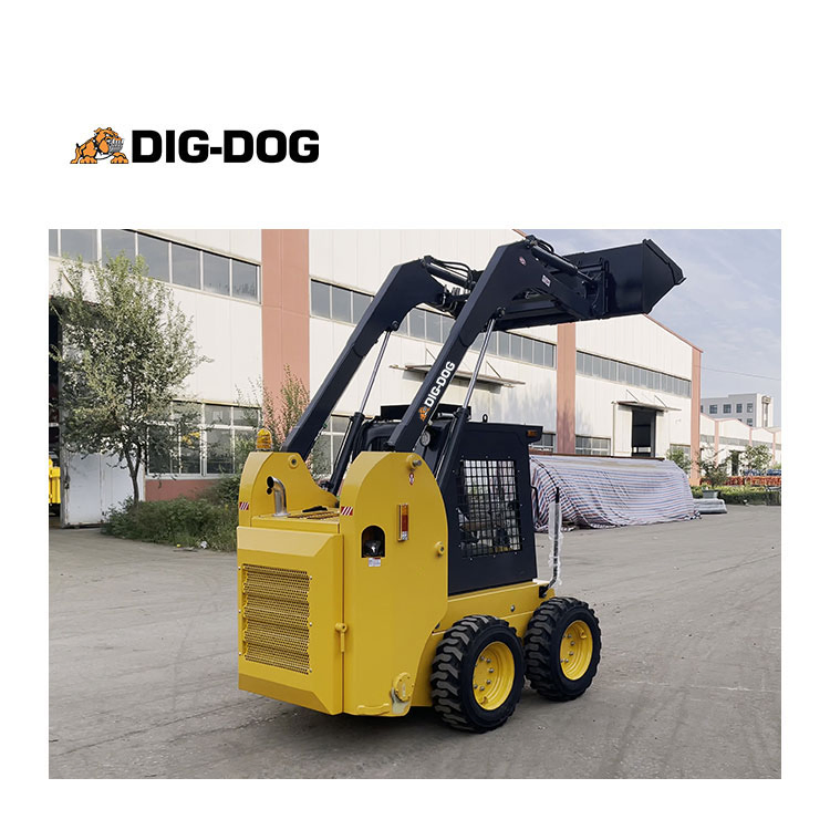 Construction Machinery Wheel Skid Steer Loader Track with Trencher Hot Sale Skid Steer Loader Floor Grinder Roller Compactor Micro Skid Steer