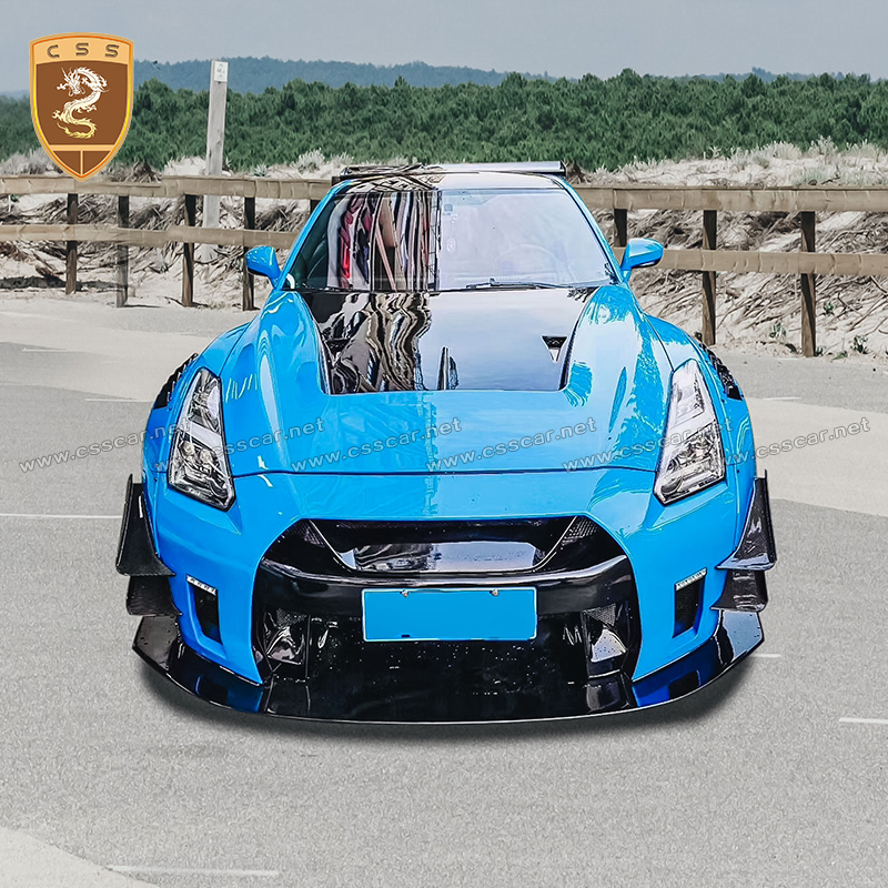 Lb. 2 Style Body Kit Fit for Nissan Gtr R35 Model Car Fiberglass Material
