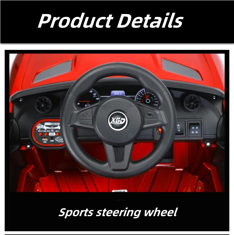 Four-Wheeled Electric Car Detail