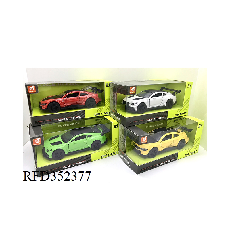 1: 36 Scale Pickup Truck Model Pull-Back Metal Car Open The Door Toy Car