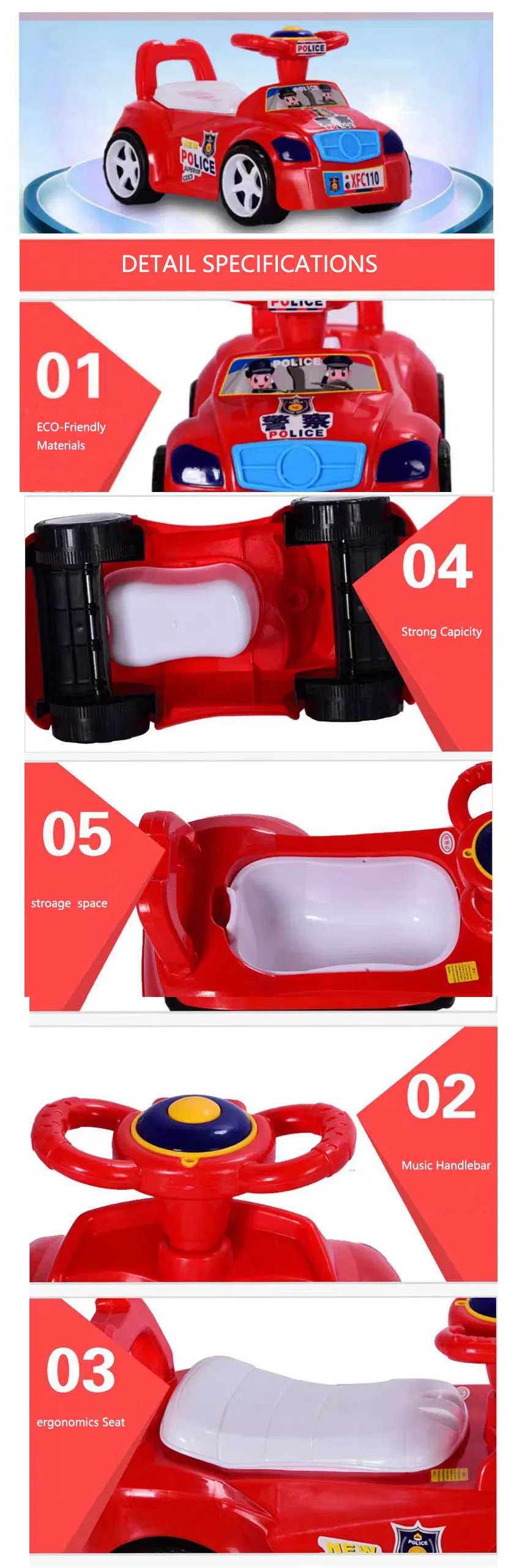 Baby Sliding Car Detail 2