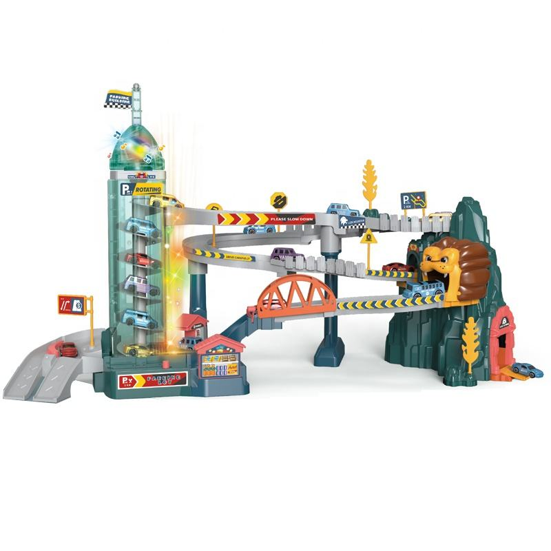 Adventure Rail Car Track Toy Electric RC Track Racing Slot Toy
