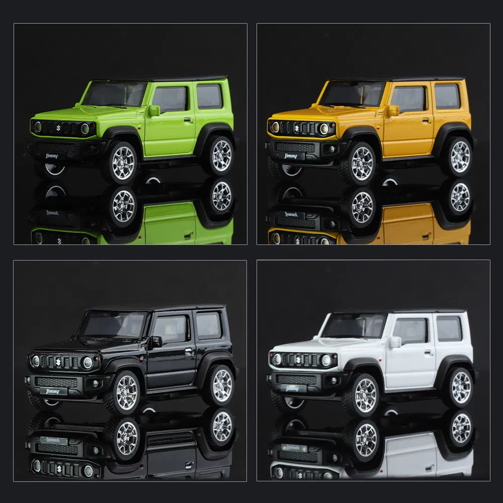 Diecast Car Toy 1: 34 Suzuki Jimny Alloy Pullback Car Model Diecast Model Car for Collection