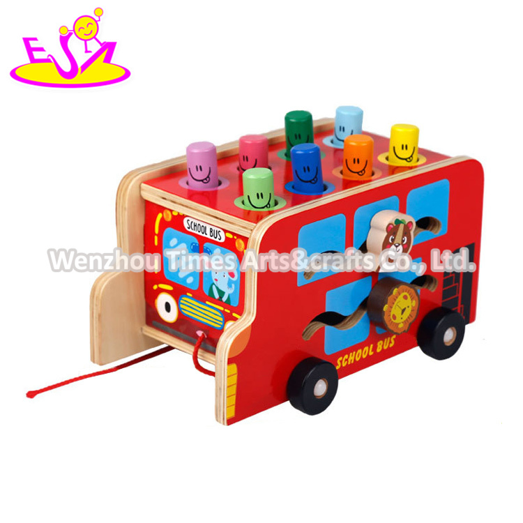 New Hottest Multi Play Wooden Toddler Push Car for Education W05c088