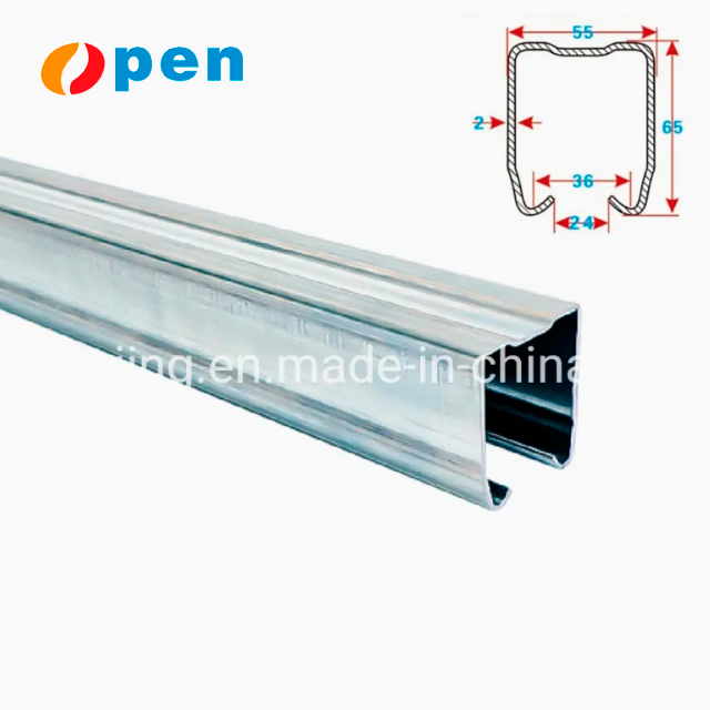 Basic Galvanized Steel Sliding System for Hanger Wheels Track