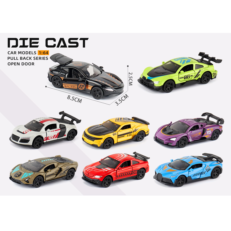 Mini 1: 64 Diecast Metal Toy Model Kids Racing Car Open Door