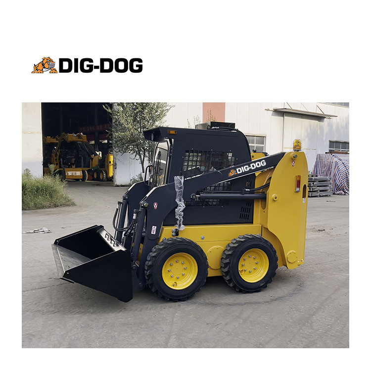 Construction Machinery Wheel Skid Steer Loader Track with Trencher Hot Sale Skid Steer Loader Floor Grinder Roller Compactor Micro Skid Steer