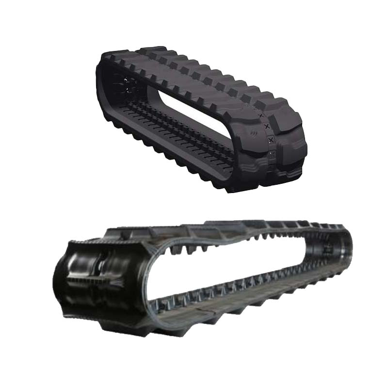 800X150 Track for Morooka Tracks Lawn Mover Small Vehicle System Mini Steel Pad Wheels Automotive Z Pattern Snow Rubber