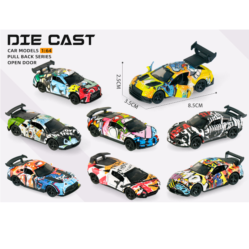 Mini 1: 64 Diecast Metal Toy Model Kids Racing Car Open Door