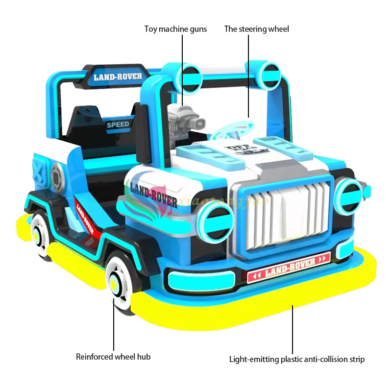 Outdoor/Indoor Electric Bumper Cars Durable Fiberglass Playground Riding Machine Amusement Park Kiddie Ride Malls