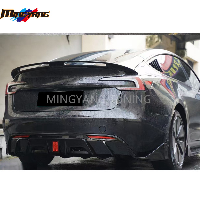 Auto Car ABS Plastic Bumper Lip Kit 2024 for Tesla Model 3 Body Kit