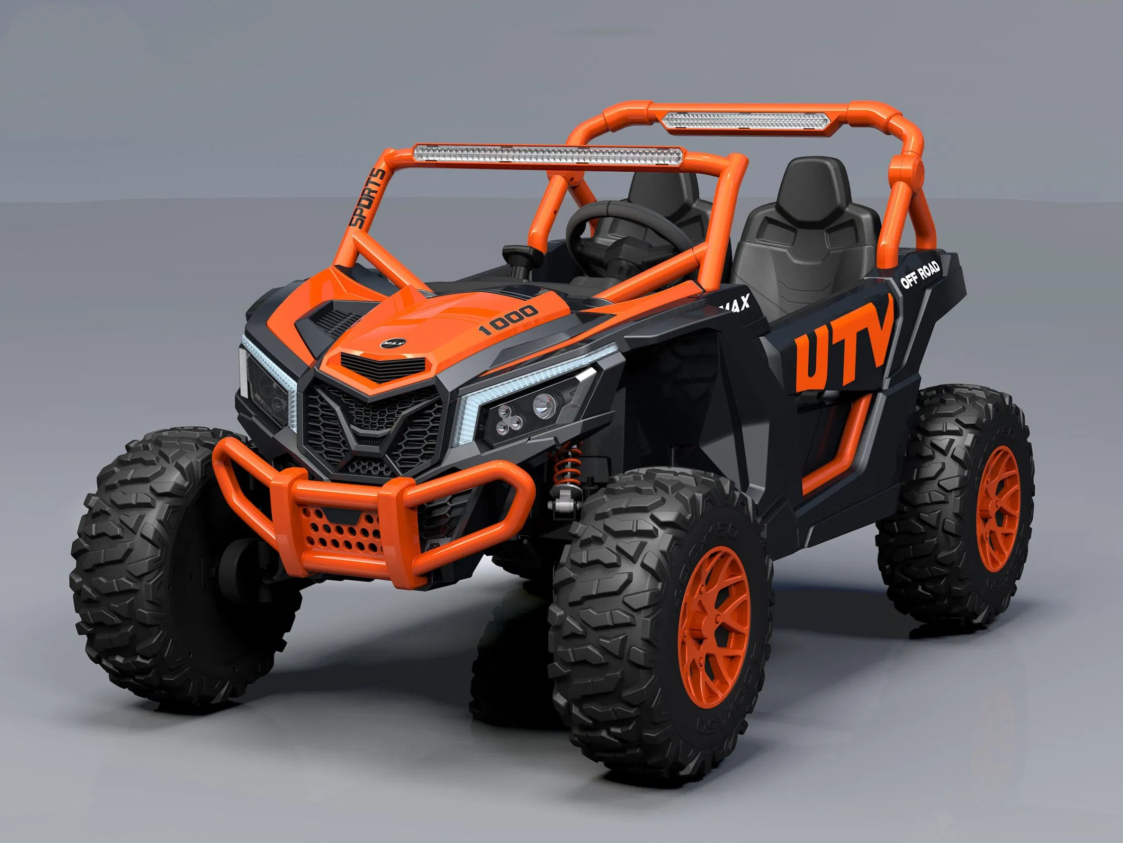 24V Ride Car Kids 4X4 Electric 2 Seat EVA Wheels Wholesale Power UTV for Children