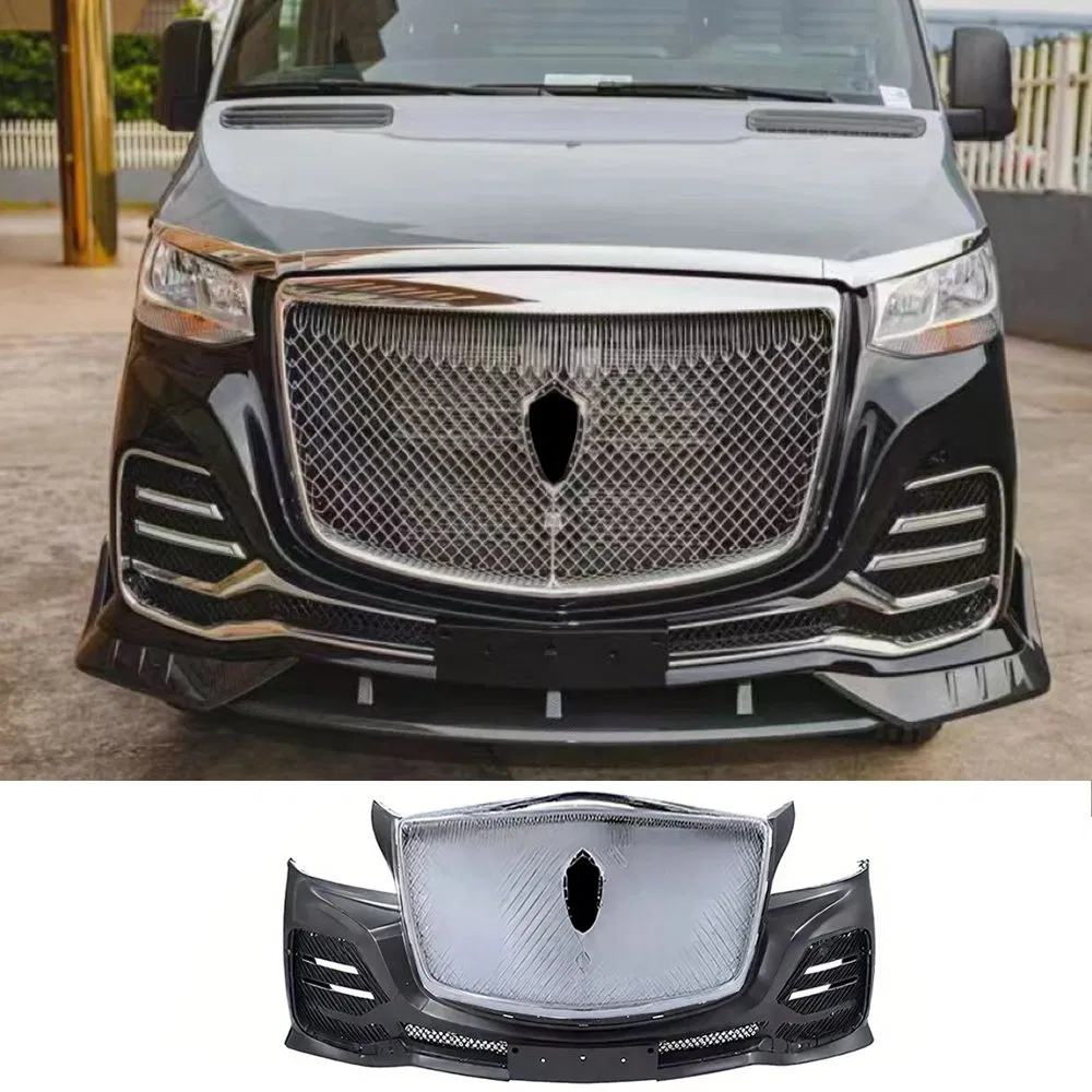Luxury Chrome Surround Decoration Car Auto Body Kit for Benz Sprinter 19+ Models Upgrade B Style