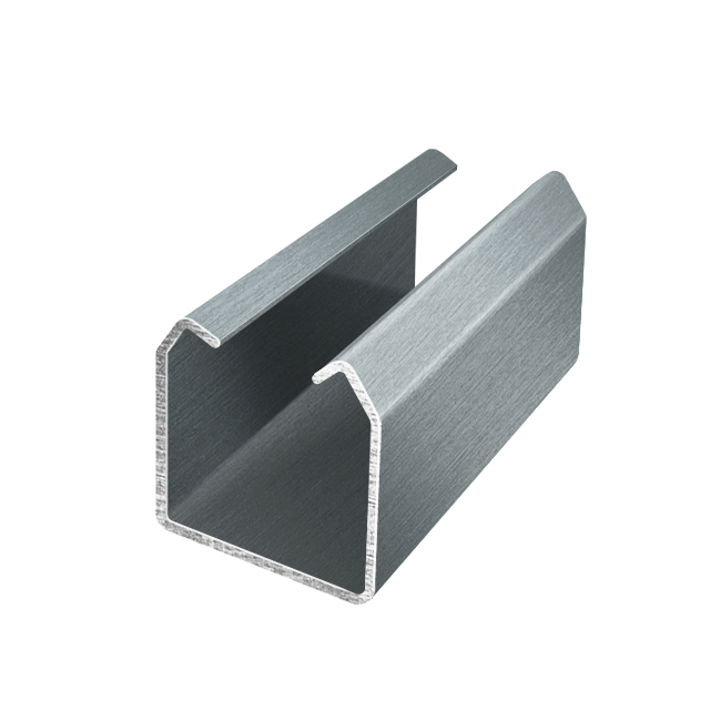Aluminium Hanging Double Roller Track Sliding Door Wheel Railing
