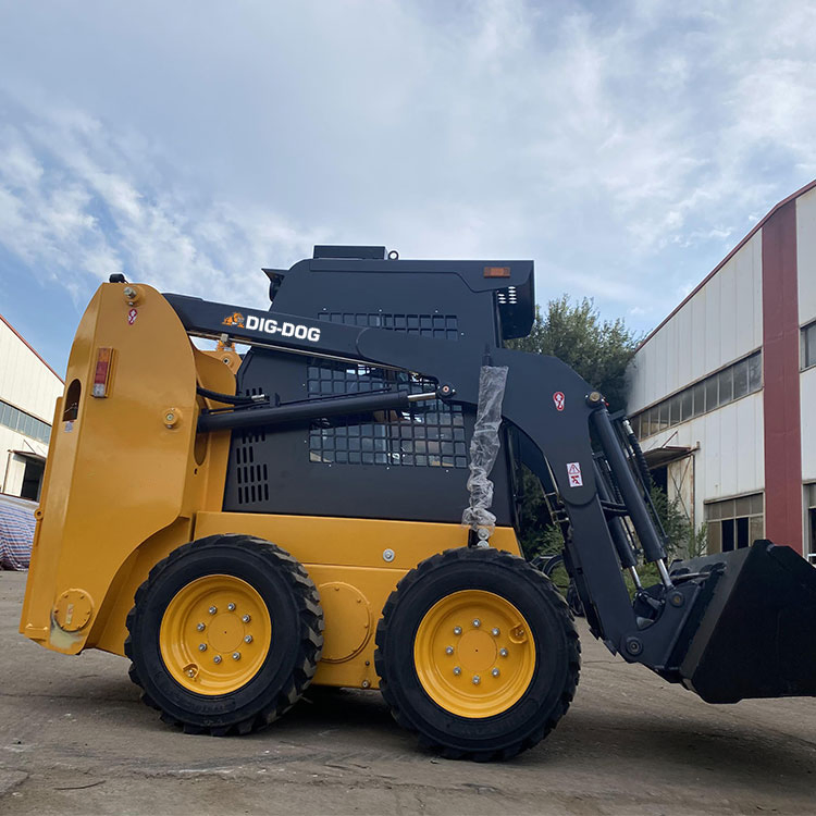Construction Machinery Wheel Skid Steer Loader Track with Trencher Hot Sale Skid Steer Loader Floor Grinder Roller Compactor Micro Skid Steer
