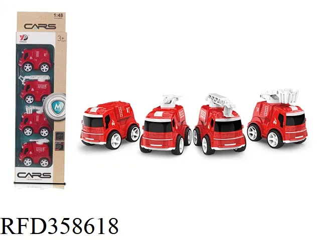 1:48 Scale Die-Cast Fire Truck