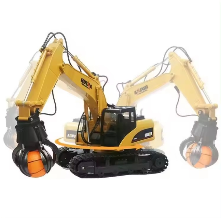 RC Ball Grabber Truck 1/14 16CH Alloy RC Engineering Construction Car Vehicle with Sound