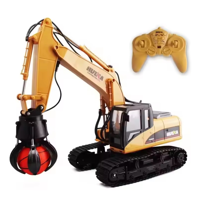 RC Ball Grabber Truck 1/14 16CH Alloy RC Engineering Construction Car Vehicle with Sound