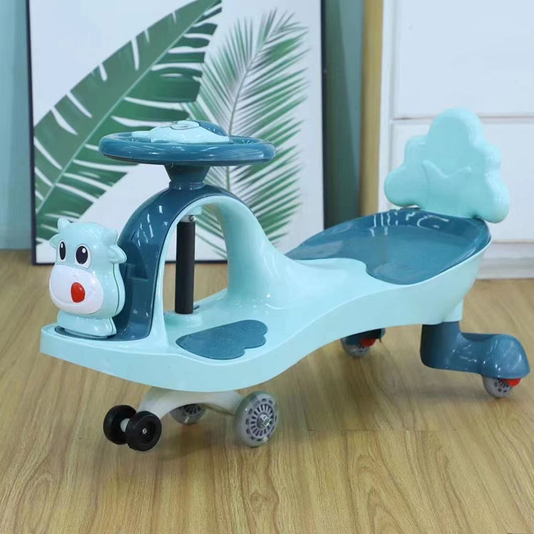 Wiggle Car Ride on Toy, Gears or Pedals Twist Outdoor Ride Ons for Kids 3 Years Blk-693