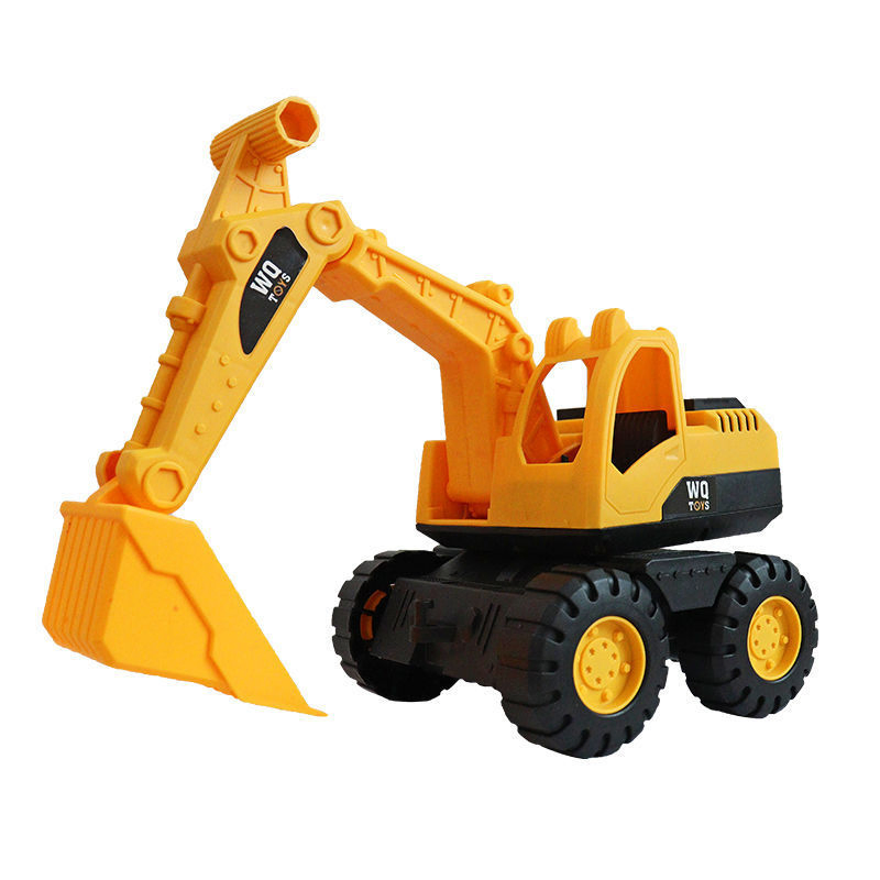 Large Construction Vehicle Simulation Excavator Toy for Kids, Inertial Sliding Beach Toy Car
