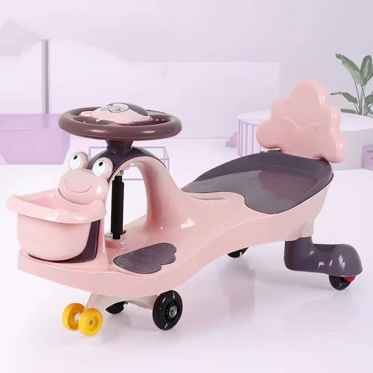Wiggle Car Ride on Toy, Gears or Pedals Twist Outdoor Ride Ons for Kids 3 Years Blk-693