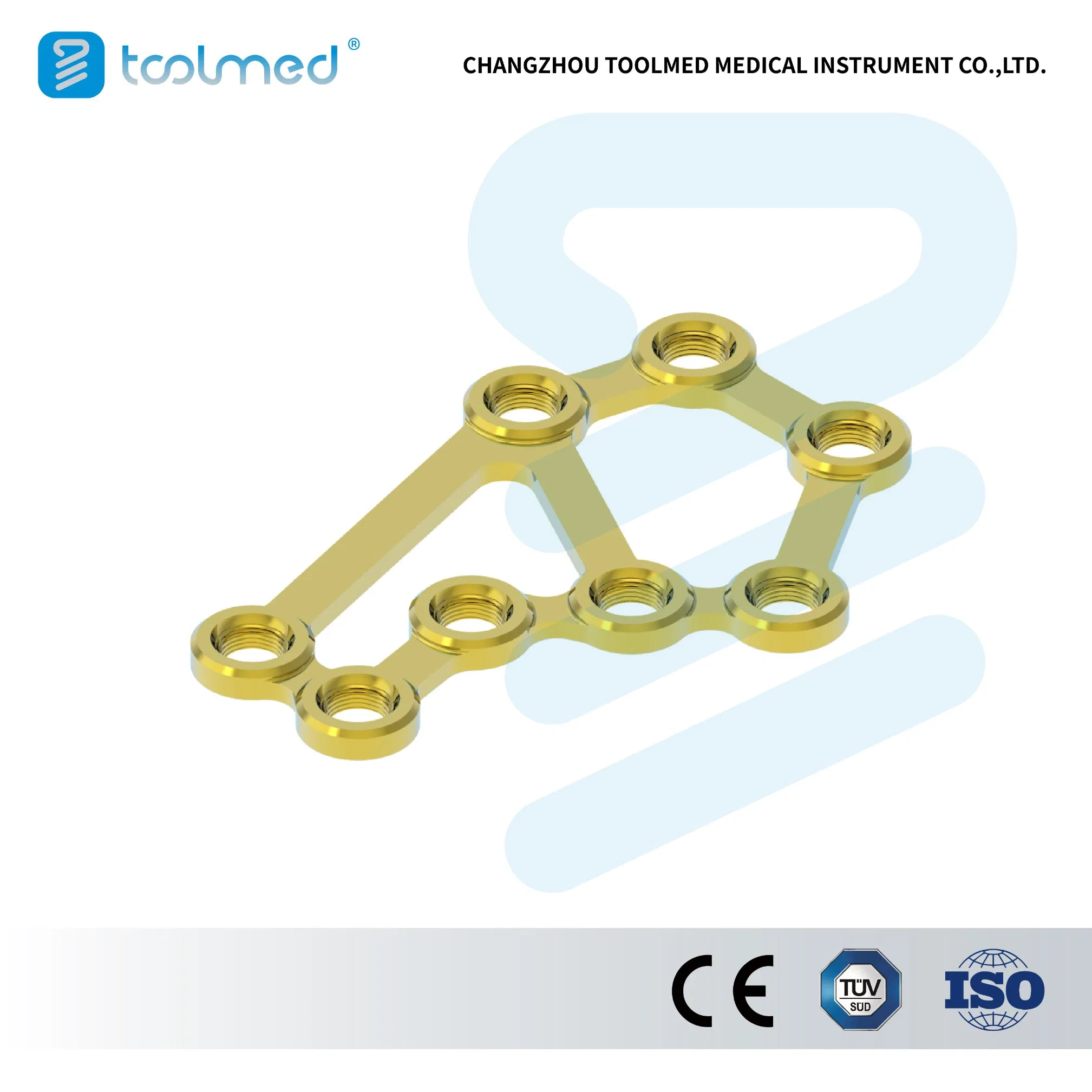 Manufacturer Supply Locking Plate of Orthopedic Trauma Fixation System Titanium Surgical Implants, Calcaneal Plate VIII
