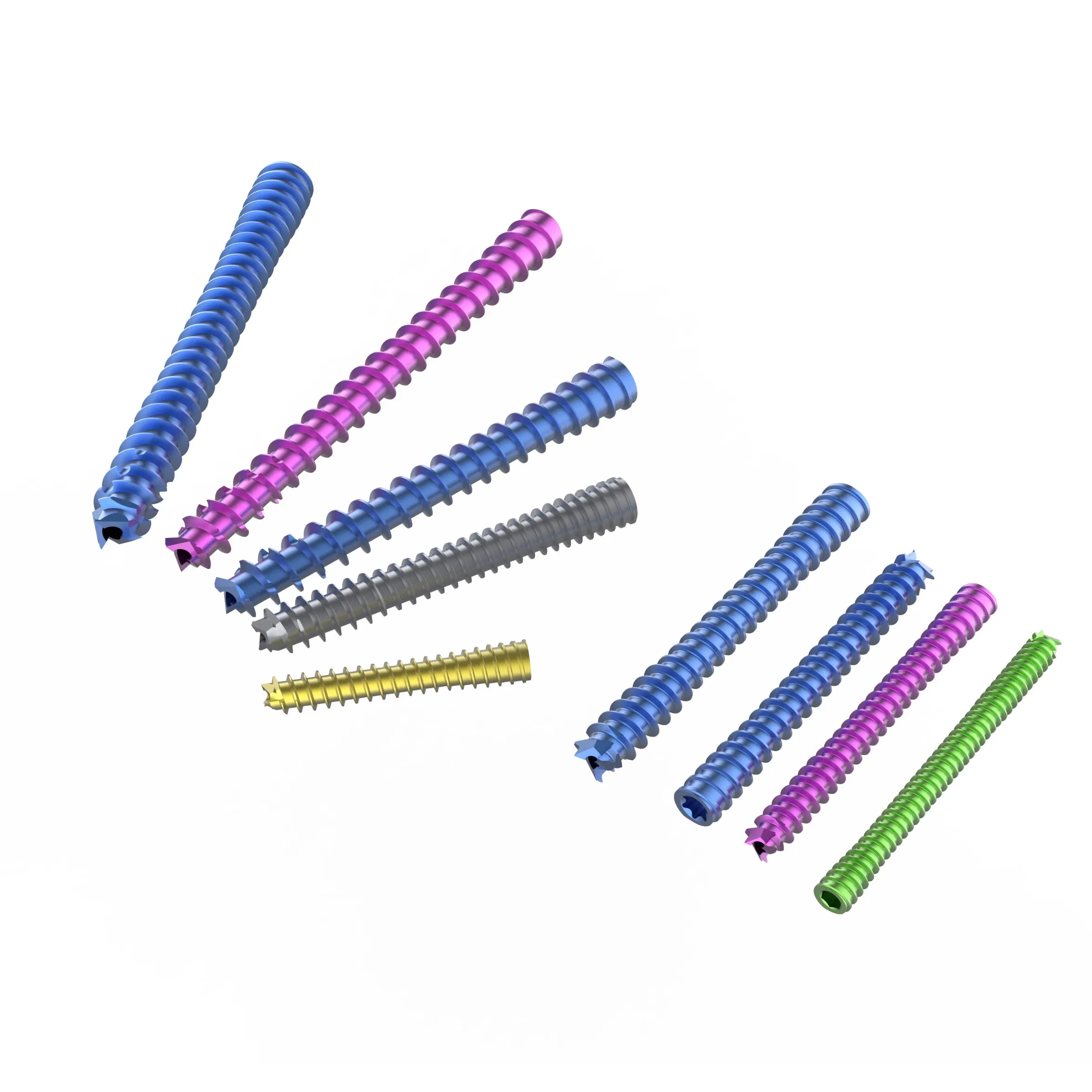 Canwell 3.0, 3.5, 4.0 Titanium Cannulated Headless Compression Screw Herbert Screw for Orthopedic Implant Trauma Screw