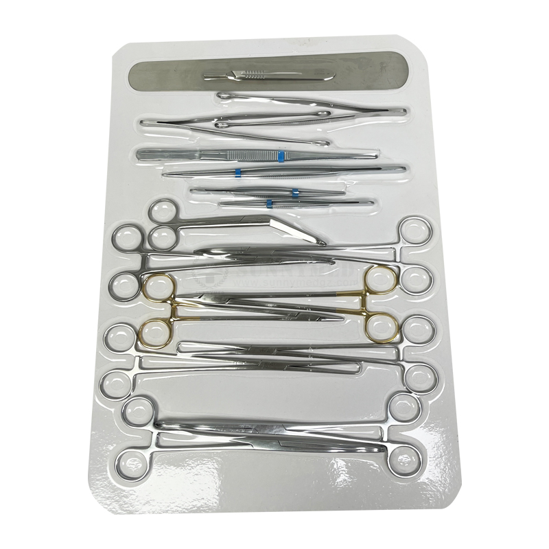 Sy-Xn08 Caesarean Instrument Set Genecology Minor Abdominal Instruments Hospital Orthopedic Surgery Use