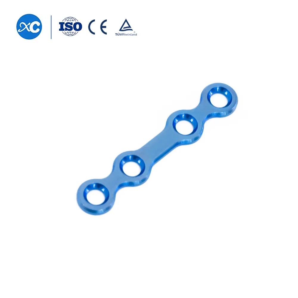 Orthopedic Surgical Implants 0.6mm Thickness Titanium Maxillofacial Plate and Screws