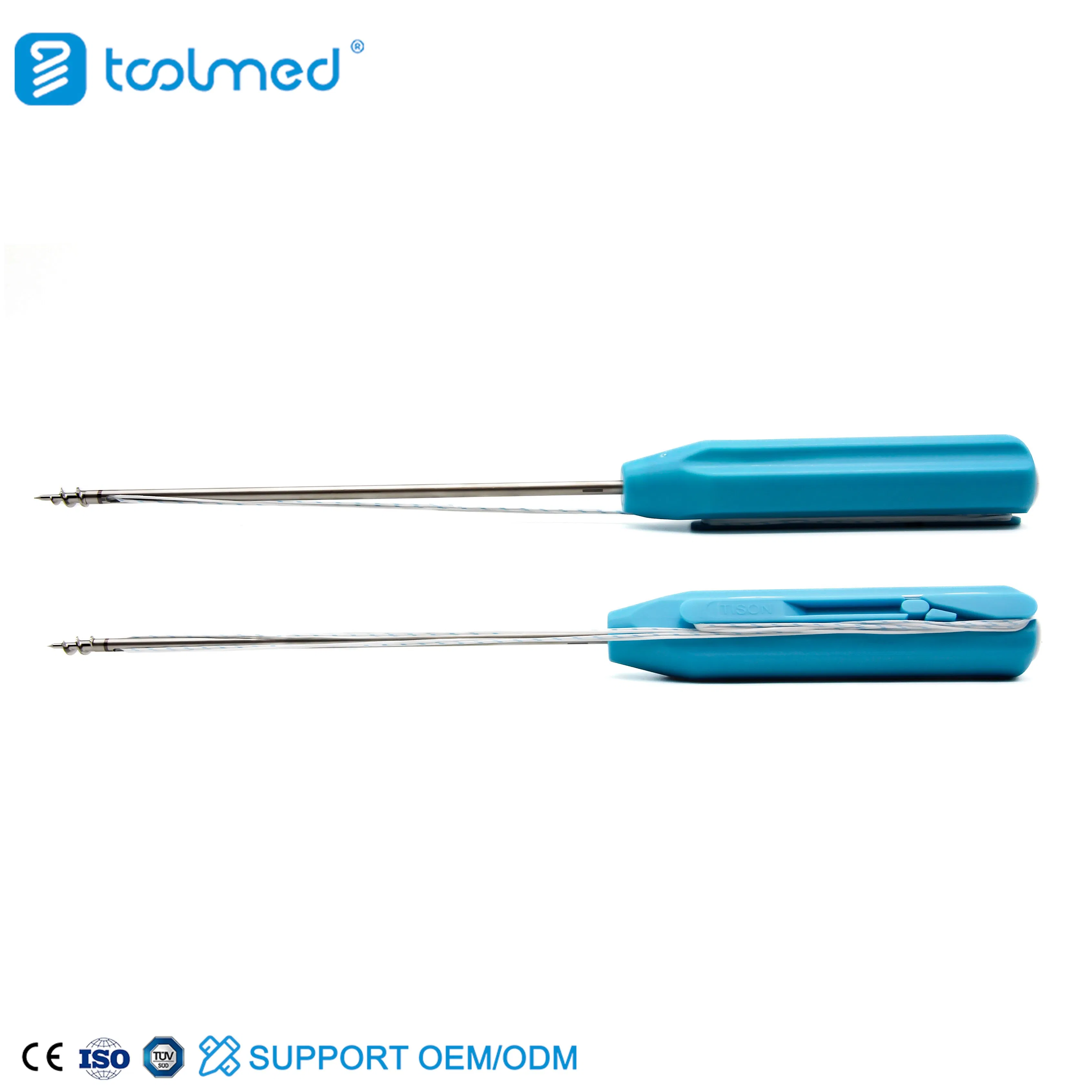 Pre-Knotted Titanium Suture Anchor, Knotless Fixation Device for Orthopedic Surgery