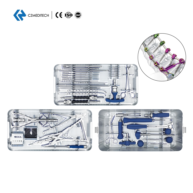 Orthopedic Titanium Pedicle Screw Instrument Set 6.0mm Spinal Pedicle Screw Instrument Set