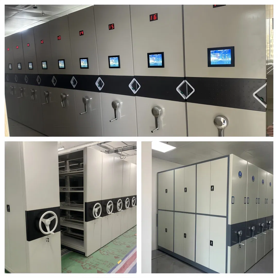 Mobile Intensive Shelf Factory Storage Files Office Movable Archive Container Multipurpose Shelving Units Library Mobile Storage Systems
