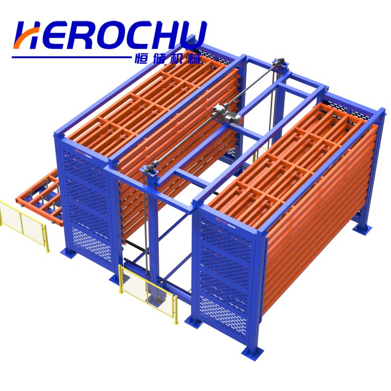 Dual-Tower Automated Sheet Material Storage Solution for Warehouses