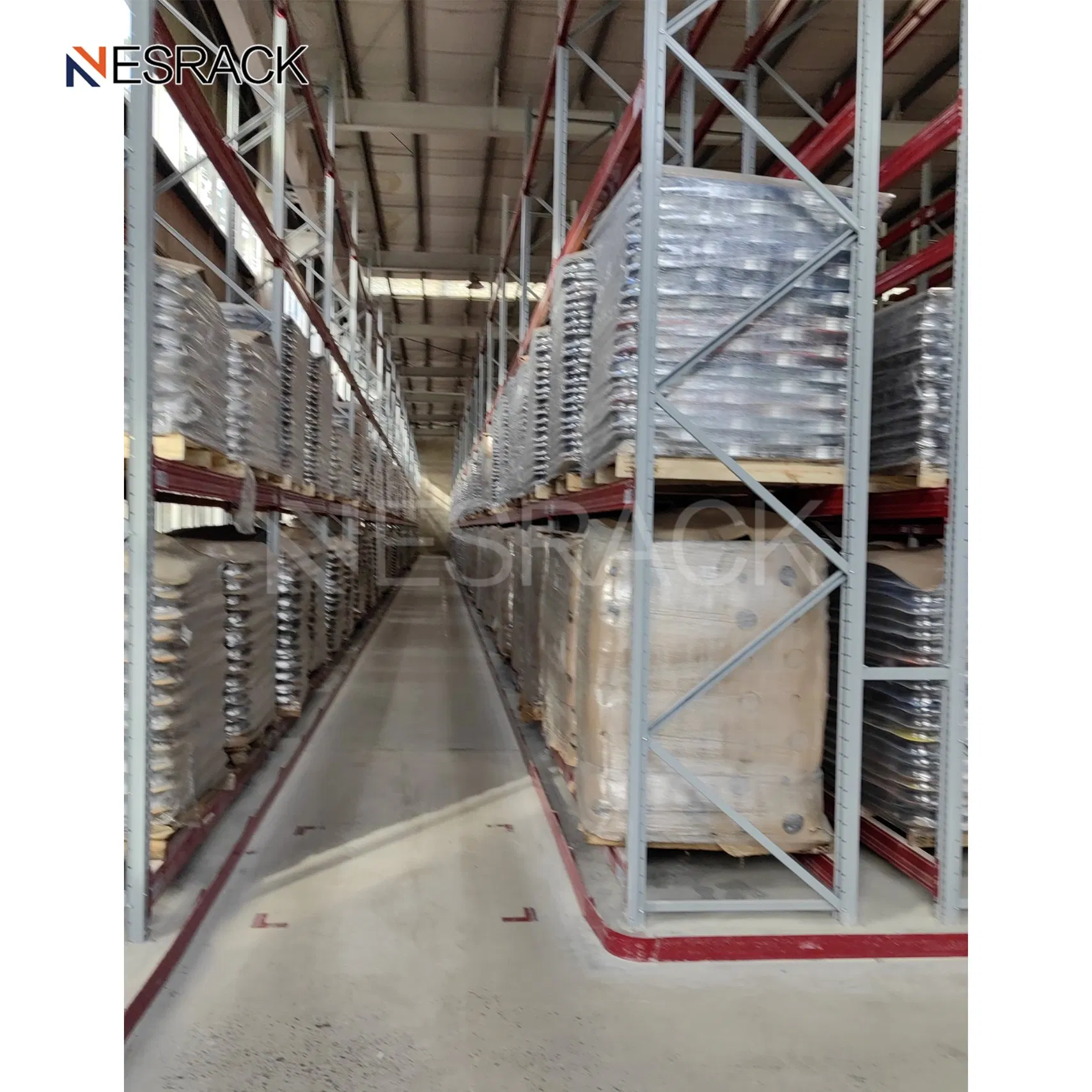 China Vna Pallet Rack Narrow Aisle Storage Boltless Rack System Customized Adjustable for Warehouse