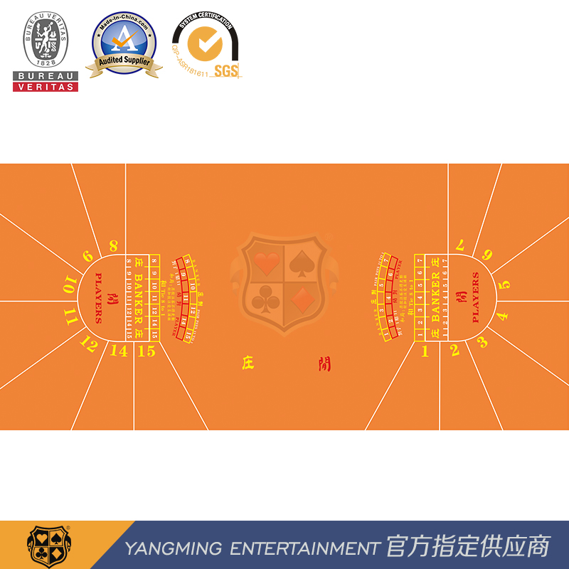 Casino Table Layout Two and a Half Wheels with Green Tablecloth