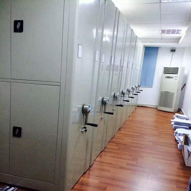 Archive Compact Shelving Storage Adjustable Shelf Movable Cabinet High-Density Manual Mobile Shelves