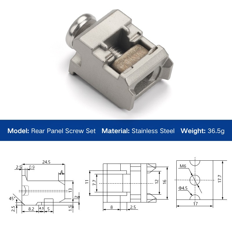 Stainless Steel Heavy Duty Industrial Rittal Cabinet Rear Panel Accessory